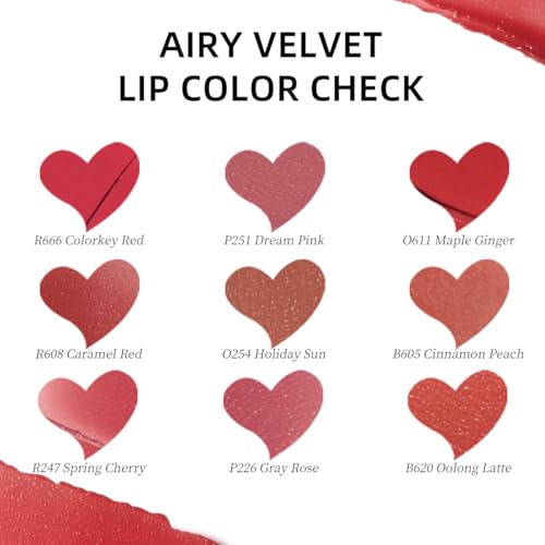 COLORKEY Airy Velvet Matte Lip Tint - Waterproof, Long-Wear
