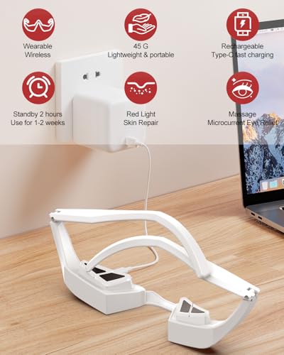 Red Light Therapy Glasses for Dark Circles & Puffiness