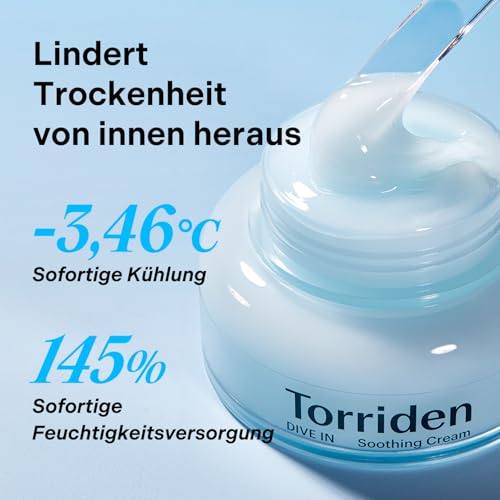Torriden DIVE-IN Low-Molecular Hyaluronic Acid Serum, 1.69 fl oz + Toner 10.14 fl oz + Soothing Cream 3.38 fl oz | Vegan Clean Cruelty Free Facial Ampoule Moisturizer Alcohol-free Fragrance-free