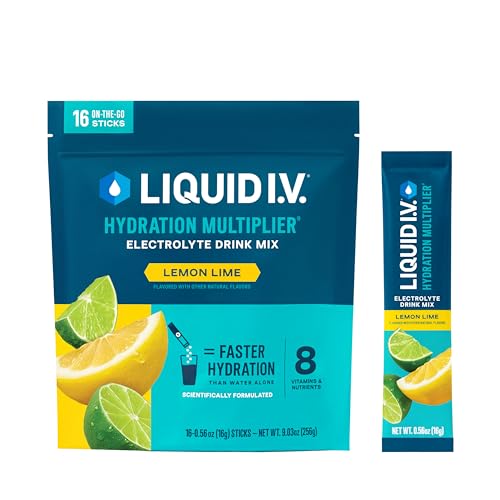 Liquid I.V. Hydration Multiplier - Lemon Lime Electrolyte Drink Mix