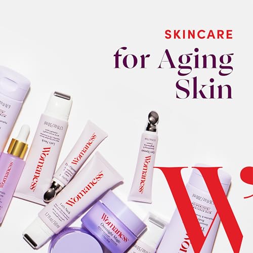 Womaness Plump It Up Retinol Serum - Roll-On Hyaluronic Acid Hydrating Serum, Collagen Boosting Retinol Fine Lines and Wrinkles Treatment + Smoothing Ceramide NG Anti Aging Skin Care Serum (30ml)