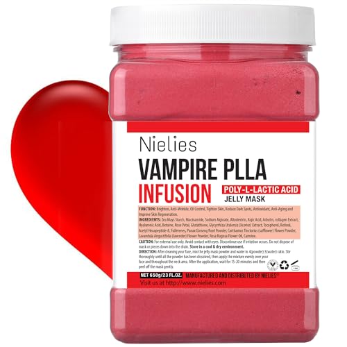 Jelly Masks for Facials Professional- Vampire Peel-Off Jelly Mask Set, Face Mask For Instant Hydration For Moisturizing, Smoothing (Vampire)