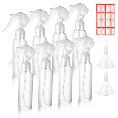 Molain 8-Pack 3.5oz Spray Bottles, Refillable Mini Misters
