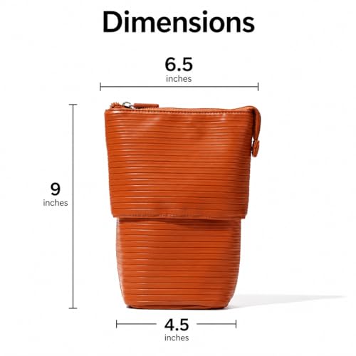 APT 1101 Convertible Makeup Brush Bag & Stand-Up Holder
