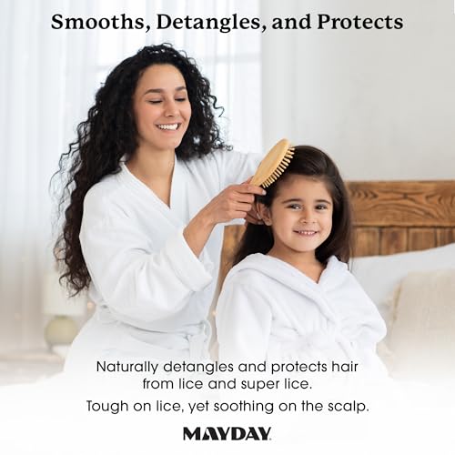 Daily Lice Prevention Detangler Spray 8oz – Sandalwood & Mint