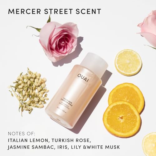 OUAI Thick Hair Shampoo - Hydrating Shea Butter for Frizzy Hair