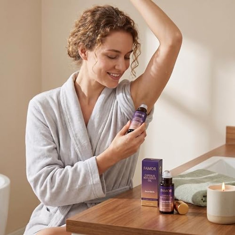 Cyperus Rotundus Oil for Hair Removal - 1.7 Oz Roll-On Applicator