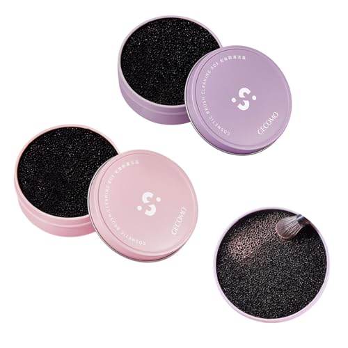 Makeup Brush Cleaner Sponge 2 Pack – Quick Color Change