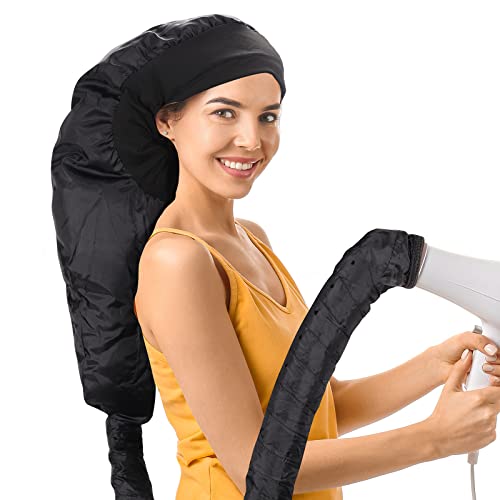 Large Hooded Hair Dryer Bonnet Cap with Long Tube
