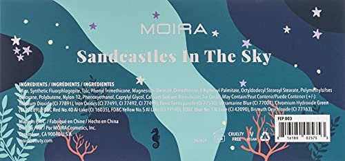 Moira Sandcastles In The Sky Eye Shadow Palette - 10 Colors