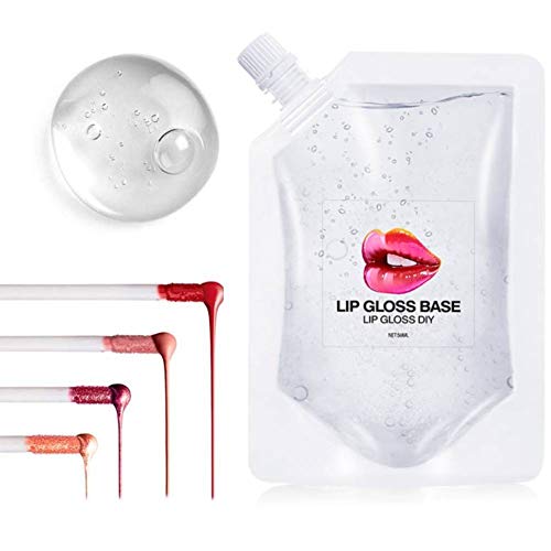 DIY Lip Gloss Base - Vegan Moisturizing Oil Kit 50ml+60ml