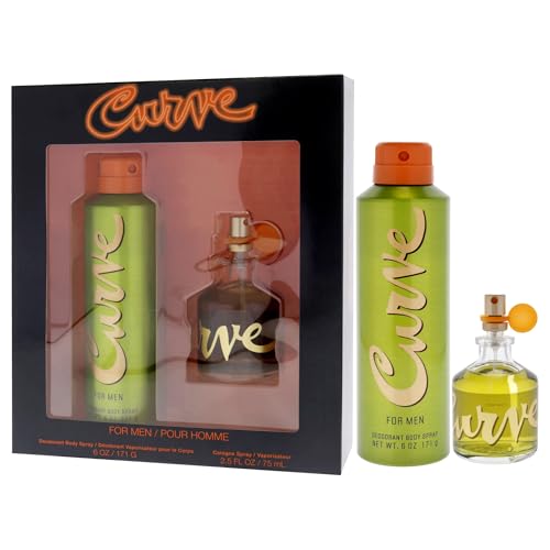 Curve Men's Cologne & Deodorant Set, 2.5oz Spray