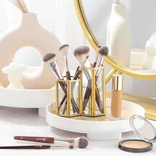 BK BEAUTY - CORE LINE EXTENSION FACE SET (5PC) - Professional Makeup Brush Set for Liquid, Cream & Powder | Premium Makeup Brushes for Flawless Application