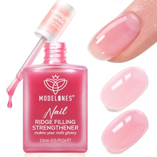 Modelones A1-Jelly Pink Nail Strengthener & Growth Polish - Sheer Pink