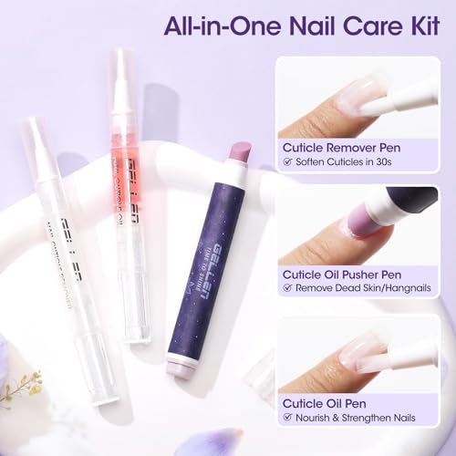 GELLEN 3-Piece Cuticle Care Set with Moisturizing Oil Pens