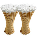 200 Pcs 6" Cotton Swabs Bamboo Sticks - Lint Free