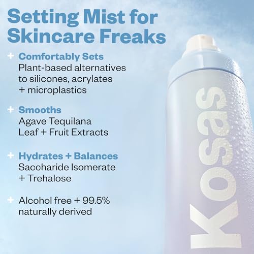 Kosas Cloud Set Airy Setting Spray – 12-Hour Hydrating Makeup Mist