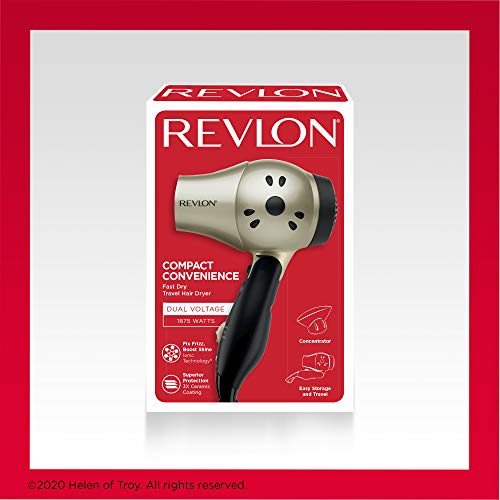 Revlon 1875W Compact Folding Hair Dryer Travel