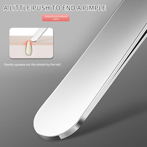 Blackhead Tweezers Set - 3 Pimple Extractor Tools Kit for Acne Blackheads - Variation of THIS listing 1 Pack of 3