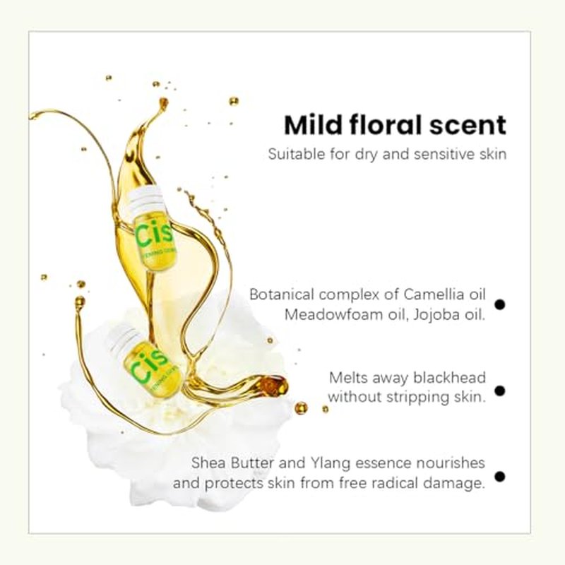 Natural Cleansing Oil Capsules – Travel-Friendly Makeup Remover, 20 x 2ml