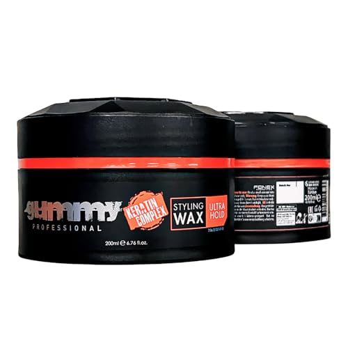 Gummy Professional Hair Wax – Strong Hold with Keratin, 200ml