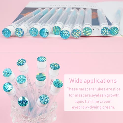20 Pack Mascara Wands & Tubes Set - Reusable Eyelash Brush