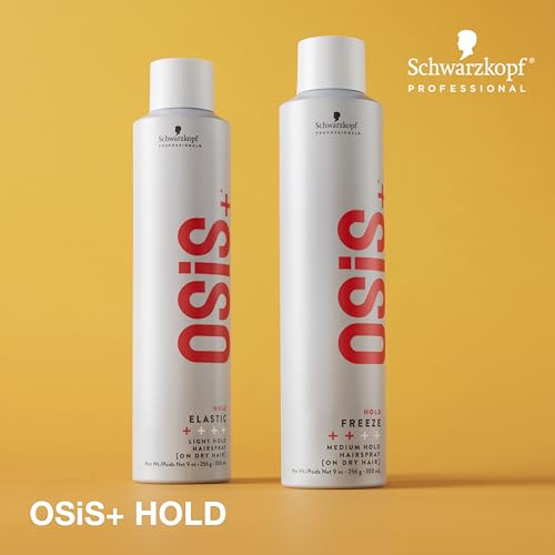 OSiS+ Elastic Hairspray - Light Hold with Heat Protection for All Hair Types