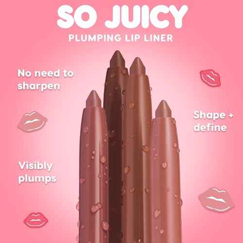 Colourpop So Juicy Plumping Lip Liner with Peptides - Long Lasting Lip Liner for Visibly Plumped & Shaped Lips - Enriched with Smoothing Ceramides & Peppermint - Westwood (0.01 oz)