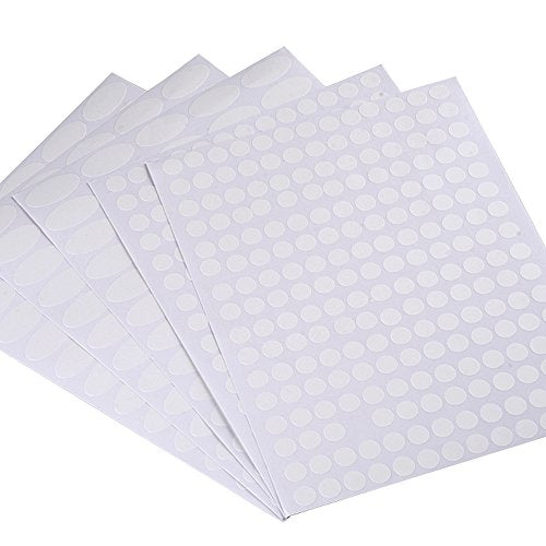 Waterproof Essential Oil Bottle Labels Set with Marker Pen - Oval & Round Stickers