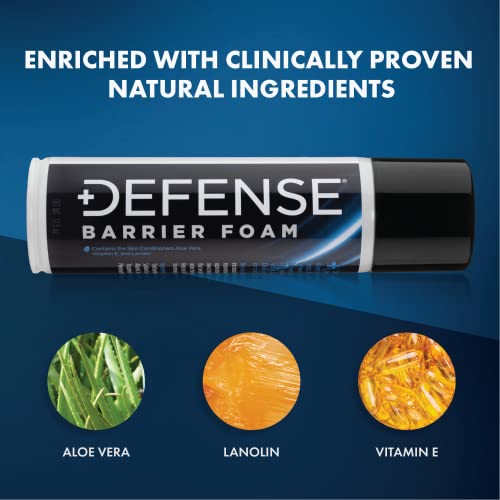 Defense Soap Barrier Foam 17.5oz 2PK | Wrestling Skin Protection Foam with Lanolin, Aloe Vera, Jojoba for MMA, Jiu Jitsu, Wrestlers