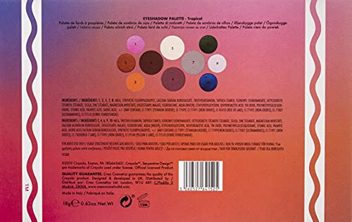 Crayola Beauty 10-Shade Eyeshadow Palette - Matte & Metallic