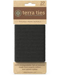 Biodegradable Hair Ties 27-Count - Organic Cotton & Rubber
