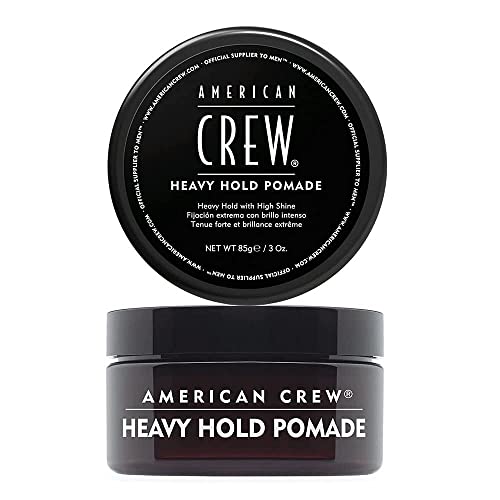 American Crew Heavy Hold Pomade - Water-Based Hair Gel, 3oz