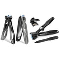 Nail Clippers for Men Thick Nails, Wide Jaw Opening Large Toenail Clippers for Seniors Thick Toenails with Catcher, Anti Splash Fingernail Clipper Nail Cutter with Catcher Long Handle