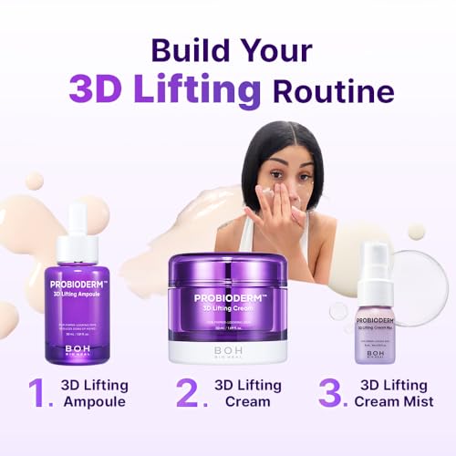 BIOHEAL BOH 3D Lifting Skincare Set - Night Cream, Serum & Mist