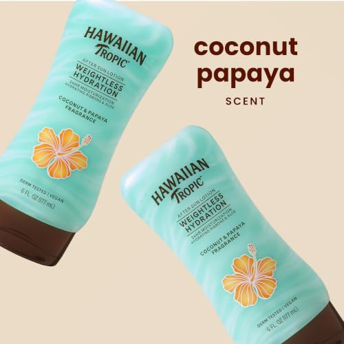 Hawaiian Tropic After Sun Lotion, 6 Fl Oz (2 Pack)