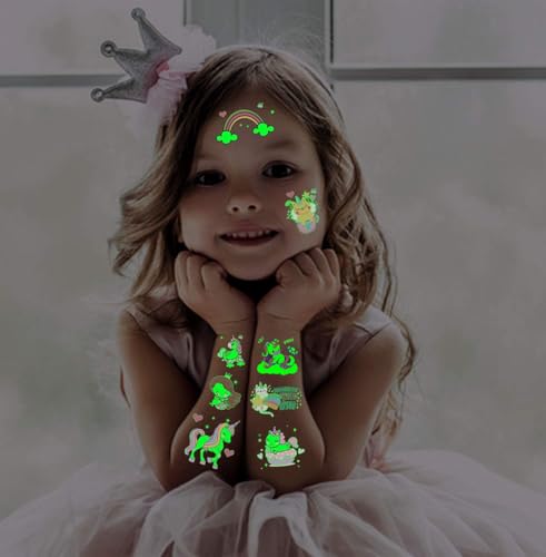 Leesgel Unicorn Temporary Tattoos for Kids - 32 Styles