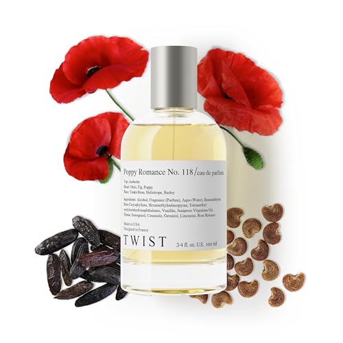 Poppy Romance No. 118 Perfume - Inspired by Jo Malone Scarlet Poppy, 3.4 Fl Oz - Unisex Fragrance