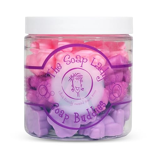 The Soap Lady Soap Buddies - Berry Bubbly - Soap-On-The-Go - 5.5oz Jar