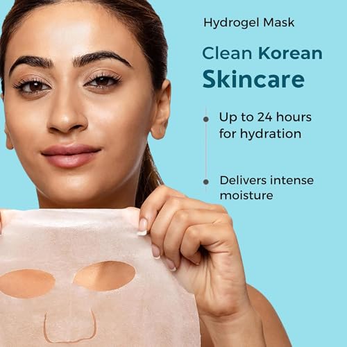 Oh K! Hydrogel Mask - Moisturizing Face Mask Sheet - Hydrating Face Sheets - Rich in Hyaluronic Acid, Niacinamide - Korean Skincare - 1 Pc