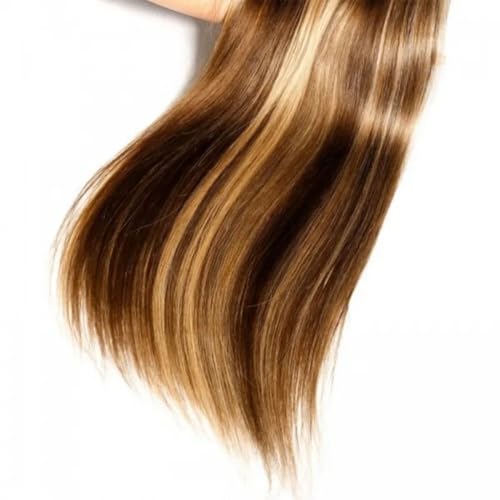 28-Inch P4/27 Honey Blonde Straight Human Hair Bundle - Freiuoke