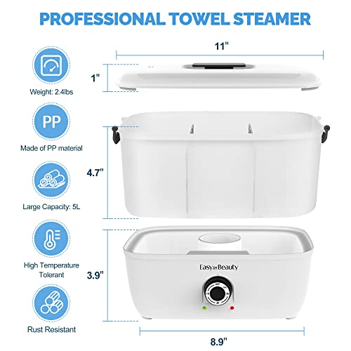 Portable Towel Warmer for Spa - 16 Small Towels, 5L