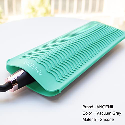 ANGENIL Heat Resistant Silicone Mat for Hair Straightener & Curling Iron