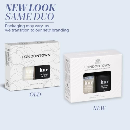 LONDONTOWN Nail Concealer & Gel Top Coat Duo Set