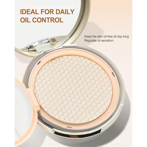 Face Oil Blotting Cushion Instead of Oil Blotting Paper Sheets for Oily Skin, Oil Absorbing Liquid Mattifying Cushion, Oil Control with Natural Tea Tree, Absorb Excess Oil for Makeup