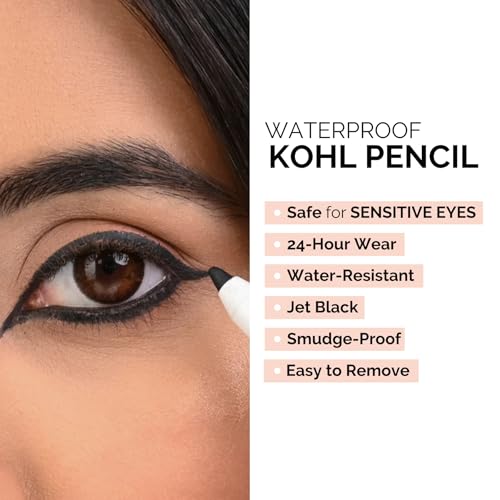 IRIS Waterproof Kajal Pencil - 24 Hour Ultra Black Matte