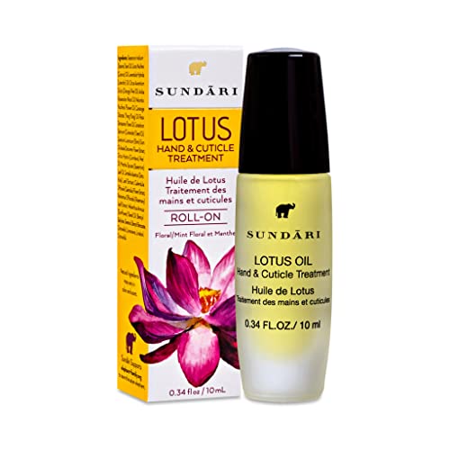 SUNDARI Lotus Hand & Cuticle Oil - Hydrating Roll-On Treatment