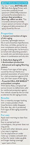 La Roche-Posay Anthelios Anti-Aging Primer with Sunscreen, 50 SPF, Blurs Fine Lines and Wrinkles with Daily Sun Protection, 1.35 Fl Oz (Pack of 1)