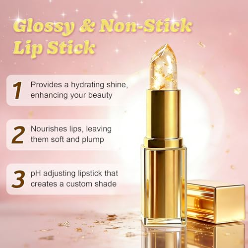 pH Adjusting Lipstick - Color Changing Hydrating Balm for All Tones