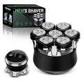 Head Shavers for Men Professional - 7D Bald Electric Razor, IPX7 Waterproof Wet & Dry Shaver with LED Display, USB-C Fast Charging Grooming Kit (Black)
